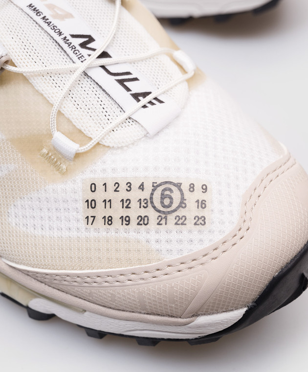 Maison Margiela MM6 - Бежевые кроссовки MM6 x Salomon