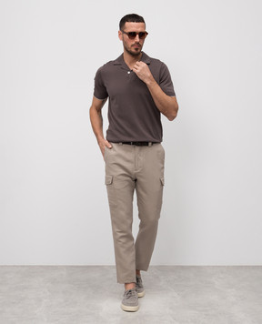 Brunello Cucinelli Коричневе поло M29800185