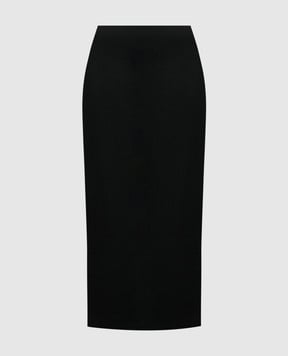 The Row Черная юбка Bartellette из шерсти 7740W2859
