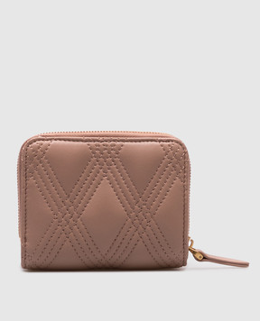 Valentino Рожеве шкіряне портмоне QUILTIE 7W2P0AS2MIC