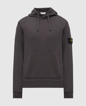 Stone Island Серые худи с патчем логотипа K1S156100045S0051