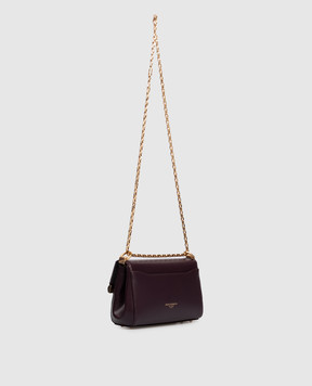 Dolce&Gabbana Фиолетовая кожаная сумка кросс-боди Marlene BB7766A3G19