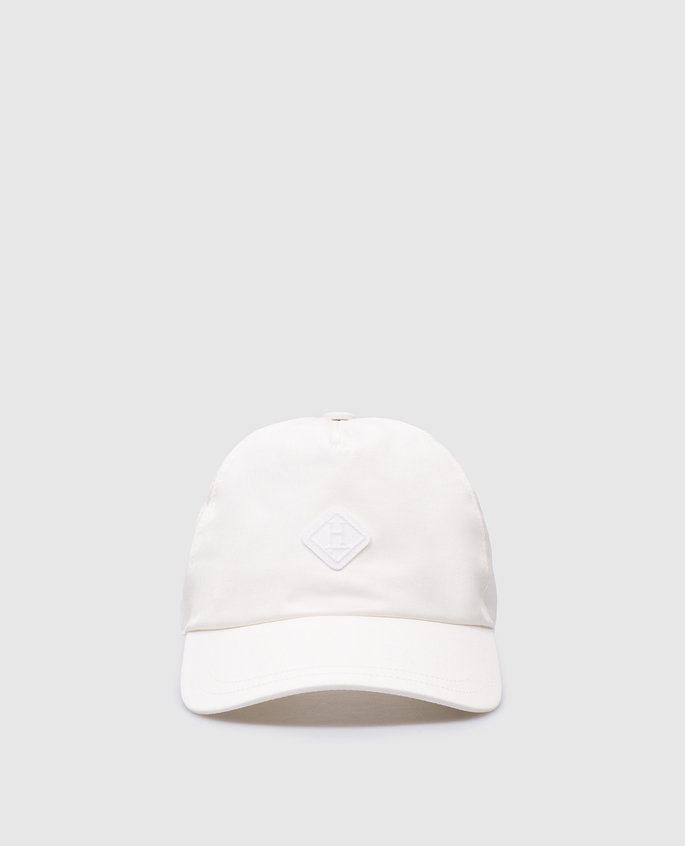 White cap with logo
