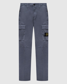 Stone Island Синий карго с патчем K1S153100304S0010