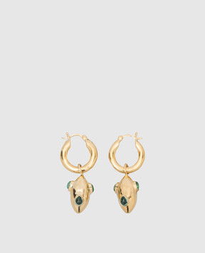 Shyla Золотые серьги с золотом 22 каратами. CRESSIDAEARRINGS