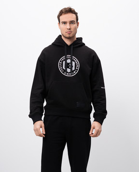 Dolce&Gabbana Черные худи с контрастным логотипом G9ZU0TG7O5Y