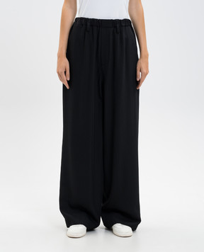 PROENZA SCHOULER Чорні штани Salome з вовною R2546002AY213