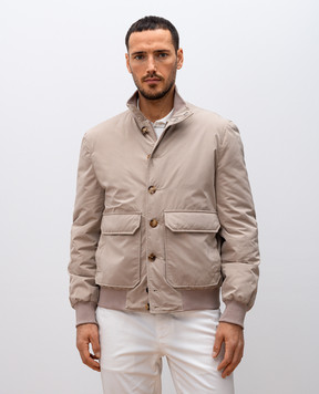 Brunello Cucinelli Бежевая куртка MD4796513
