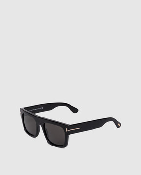 Tom Ford Чорні сонцезахисні окуляри Fausto FT0711