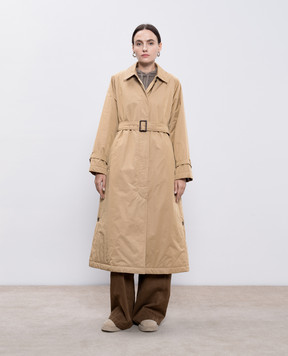 Max Mara Weekend Бежевый двухсторонний плащ TRAFOI TRAFOI