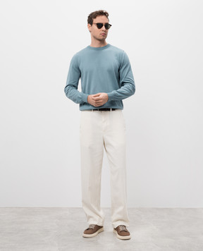 Canali Блакитний джемпер MK00145C0012