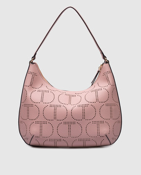 Twinset Розовая сумка с логотипом 241TD8032