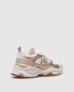 Stuart Weitzman Білі комбіновані кросівки SW TRAINER SL648