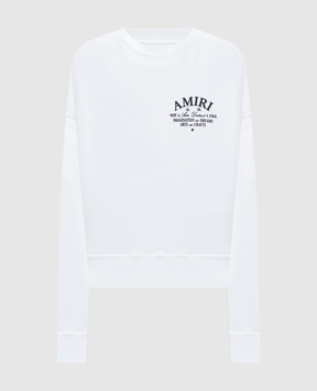 AMIRI Білий світшот Arts District Crew AWJYCW1011