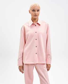 Palm Angels Рожева сорочка з логотипом PWGA050F25FAB001
