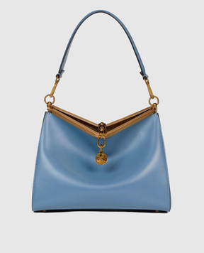 Etro Блакитна шкіряна сумка VELA WP1B0002AU022