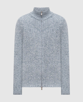 Brunello Cucinelli Голубой кардиган из кашемира MRN504906