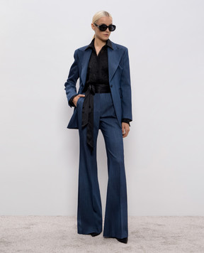Ermanno Scervino Синій жакет D476I704SZE