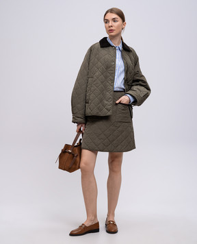 Max Mara Weekend Голубая рубашка JOSEF из льна в полоску JOSEF