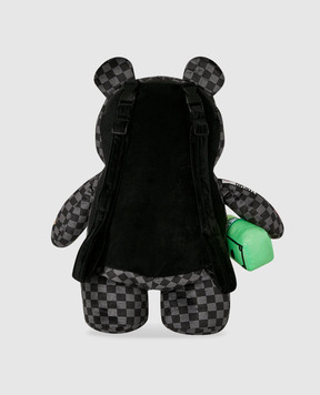 Sprayground Дитячий сірий рюкзак GLOBAL MOGUL MONEYBEAR 910B6528NSZ