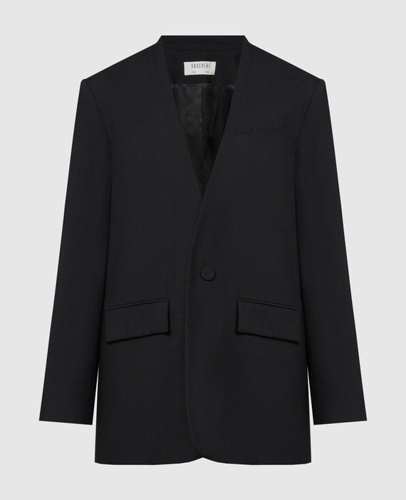 Black woolen jacket
