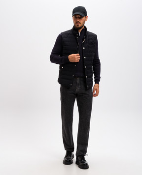 Cashmere&Whiskey Серый джемпер из мериносовой шерсти 77397