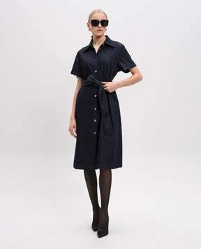 Dolce&Gabbana Синя джинсова сукня-сорочка F6TMBDG8MR3