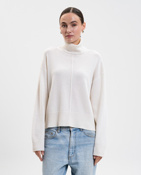 Allude Белый свитер из шерсти и кашемира 25517622