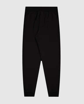 Dolce&Gabbana Дитячі чорні джогери з нашивкою логотипа L5JPH1G7PHM812+