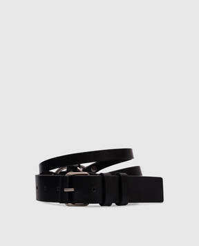 Ann Demeulemeester Черный кожаный пояс Monna B0012463LT128