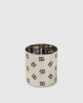 Dolce&Gabbana Свеча с ароматом сицилийского тимьяна в стеклянном подсвечнике TCC159TCAG3