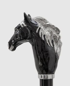 Pasotti Сріблястий ріжок для взуття Black Horse PFPEXXCSF04