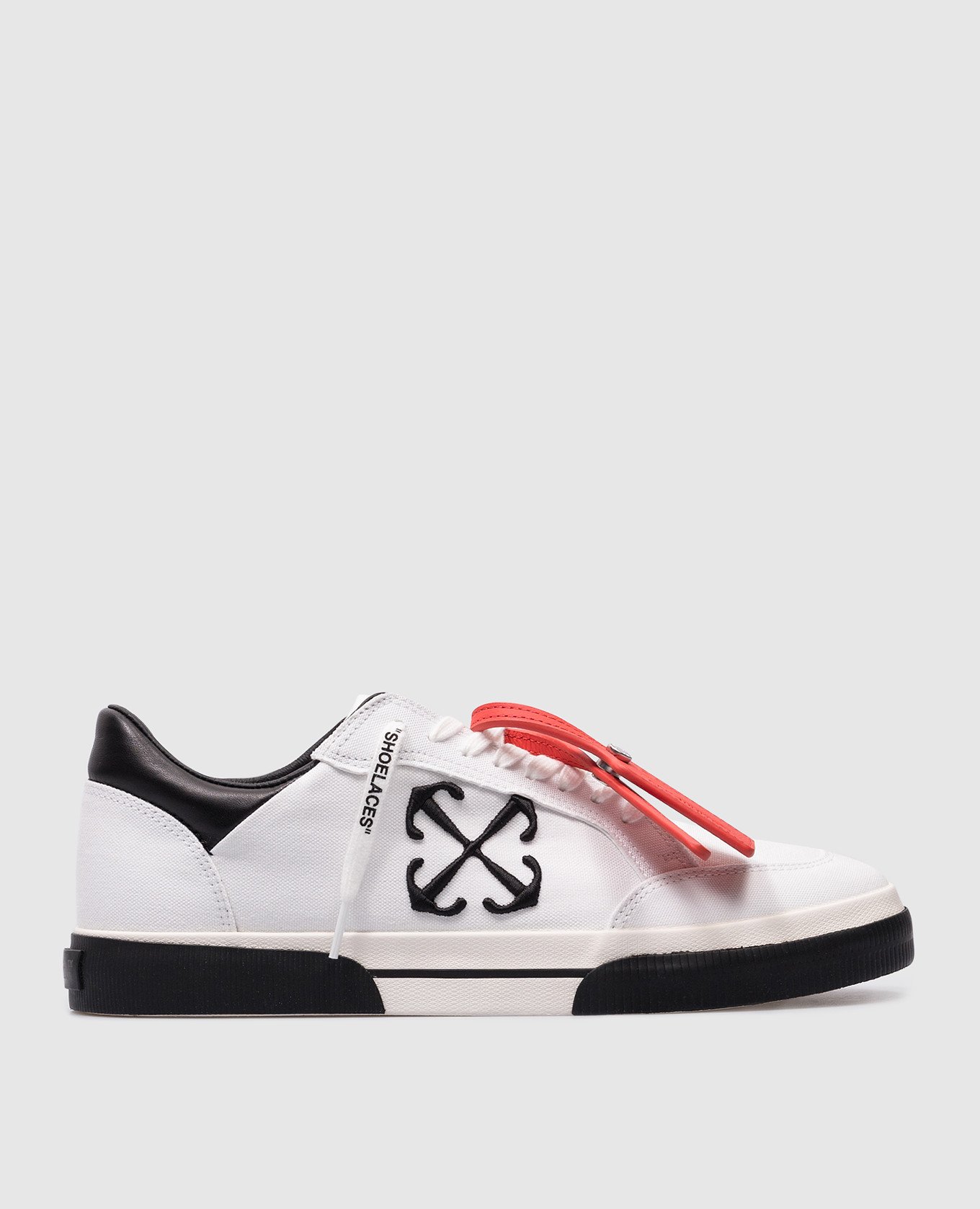White sneakers with Arrow logo embroidery