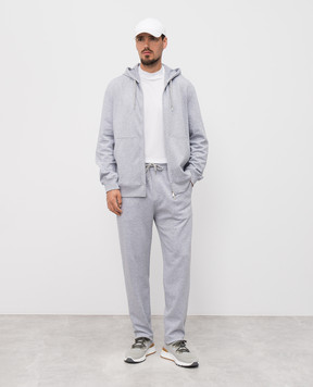 Brunello Cucinelli Белая футболка с эмблемой MW8641310F