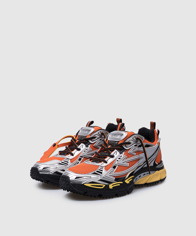Off-White - Оранжевые кроссовки Be Right Back с логотипом