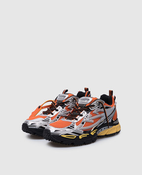 Off-White Оранжевые кроссовки Be Right Back с логотипом OMIA295S25FAB001