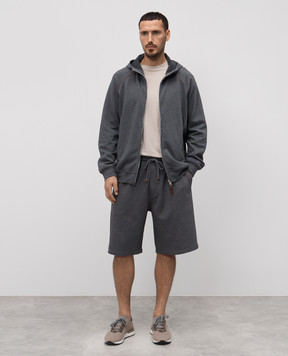 Brunello Cucinelli Сірі шорти MW8633318G