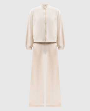 Twinset Бежевий спортивний костюм з вишивкою логотипа 251TP2485
