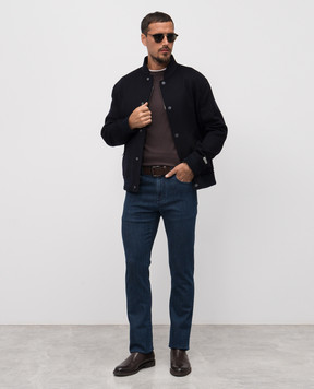 Canali Сірий джемпер з вовни MK01149C0012