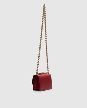 Valentino Червона шкіряна сумка VLogo 6W2B0R17GCB