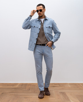 ISAIA Коричневый кардиган из шерсти MG8019YP005