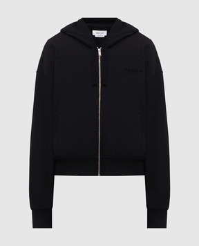 Alexander McQueen Черная спортивная куртка с логотипом 839217QTADU