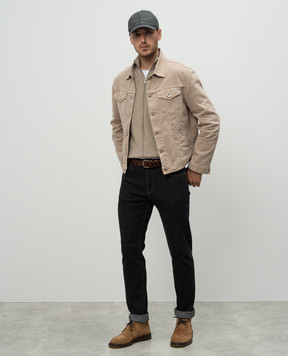 Brunello Cucinelli Бежевый кардиган из шерсти и кашемира M2400106