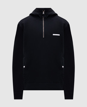 Stone Island Черные худи с принтом логотипа K2S156100012S0A20
