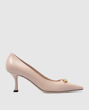 Jimmy Choo Бежевые кожаные туфли Ryker RYKER70BXK