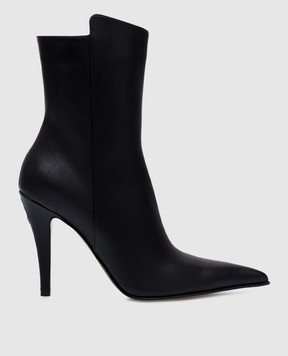 Alexander McQueen Чорні шкіряні ботильйони Birdee 808127WHABP
