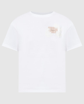 Twinset Белая футболка с нашивкой логотипа 241TT2143