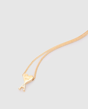 Ami Paris Золотая цепочка с подвеской Ami de Coeur UJW923361