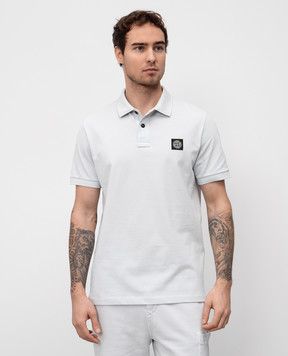 Stone Island Серое поло с логотипом K1S1522002SCS0017