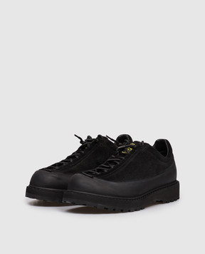Stone Island Чорні комбіновані кросівки K2SFWS100130S0172